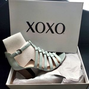 Brand New Xoxo Women's Baxter Dress Sandals Size 9 Color Mint